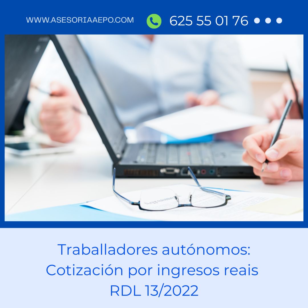En este momento estás viendo Traballadores autónomos: Cotización por ingresos